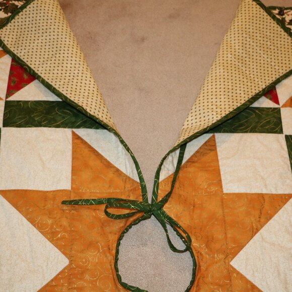 Christmas Tree Skirt Quilted Handmade 56 X 56 - Picture 6 of 6